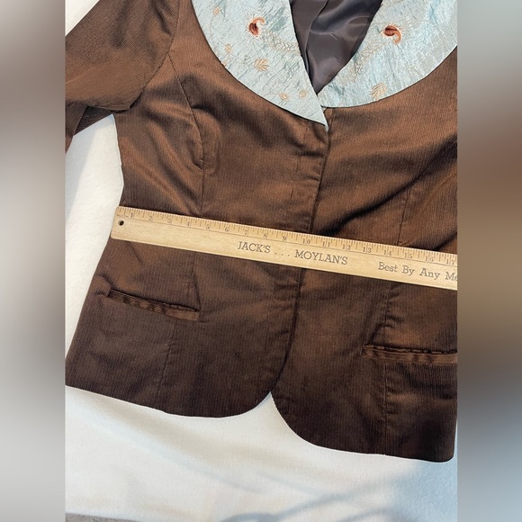 Debra Murry wearable, art embroidered corduroy jacket, in New like vintage - Picture 9 of 10